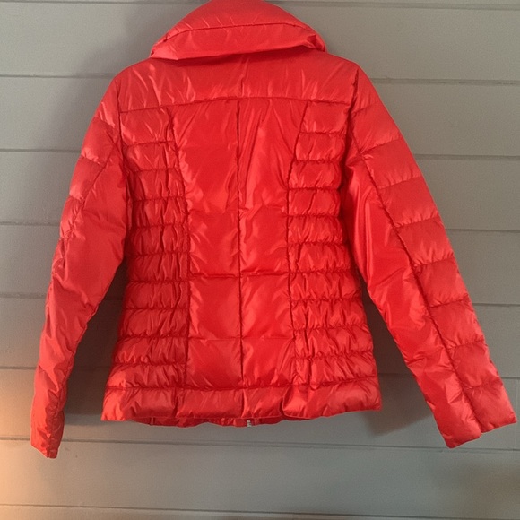 Kenneth Cole Puffer Red Duck Down Size Medium Winter Jacket Like New Sty… - Picture 7 of 12